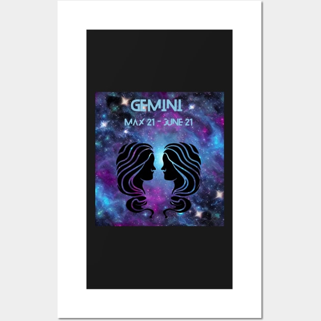 star sign Gemini Wall Art by FineArtworld7